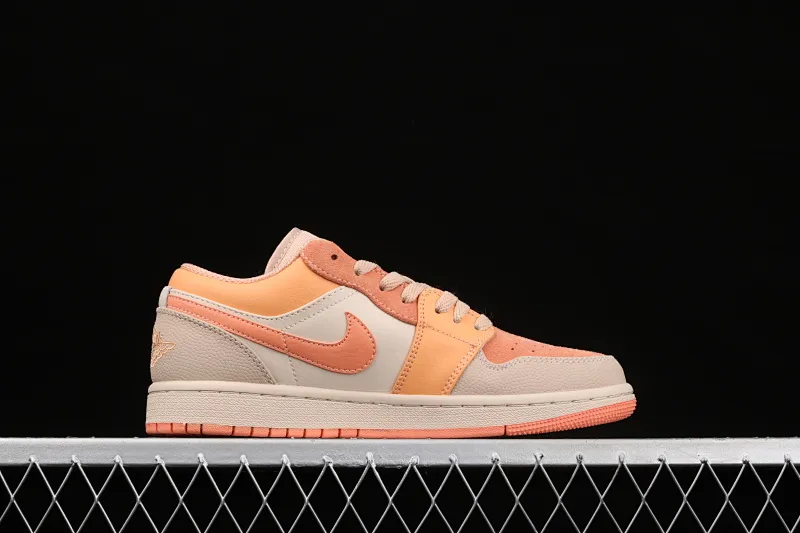 All categories Air Jordan Jordan series basketball shoes Air Jordan 1 Low Air Jordan 1 Low AJ1 Joe 1 orange and pink stitching low-top versatile casual sports sneakers DH4271-800